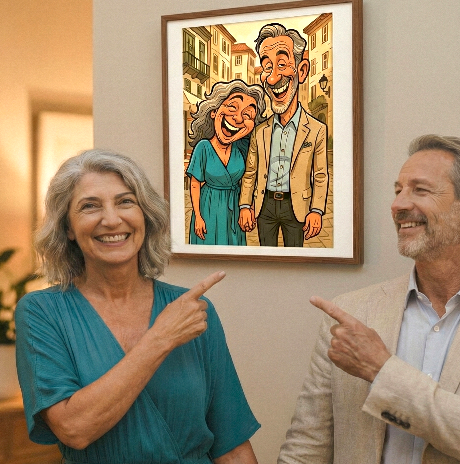 Obraz ze zdjęcia karykatura na zamówienie