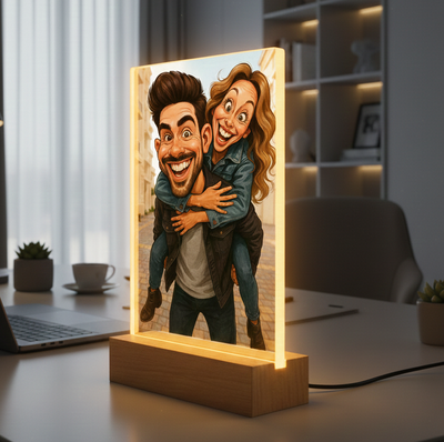 Portret Pary, personalizowany obraz na szkle akrylowym