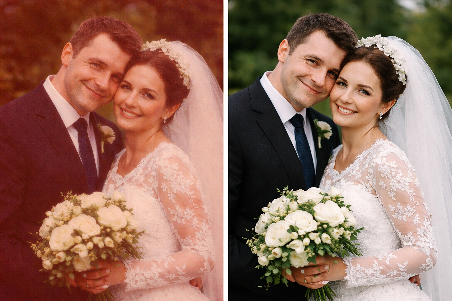 Retusz starych zdjęć - Prezent dla Dziadków, Rodziców