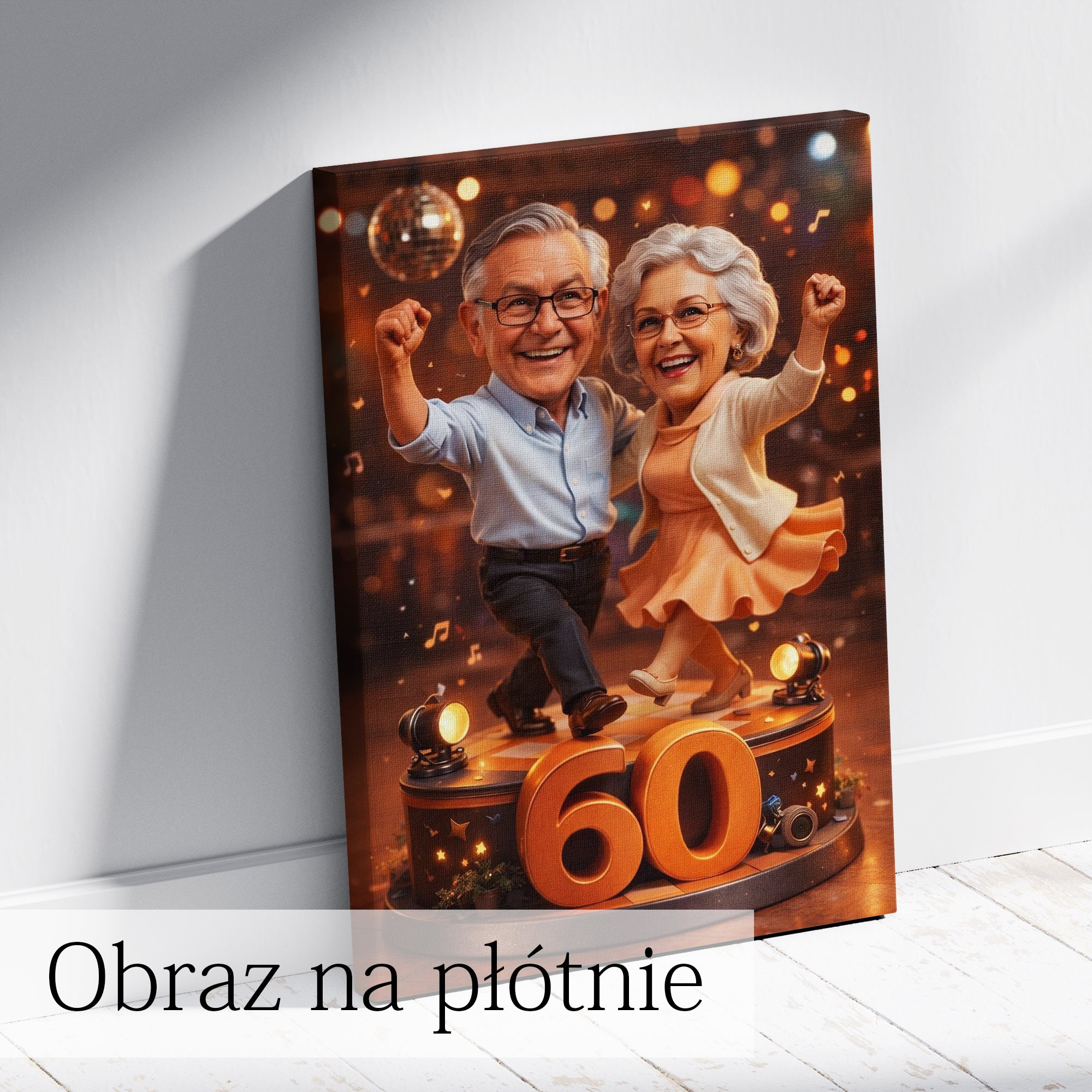 obraz ze zdjęcia dziadkowie – personalizowany prezent dla babci i dziadka