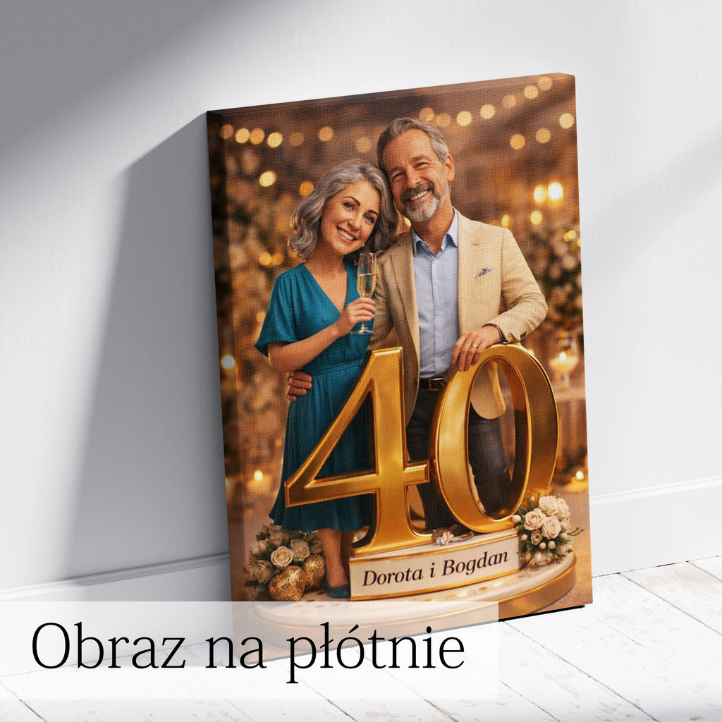 wzruszający i śmieszny prezent na 40 rocznicę ślubu