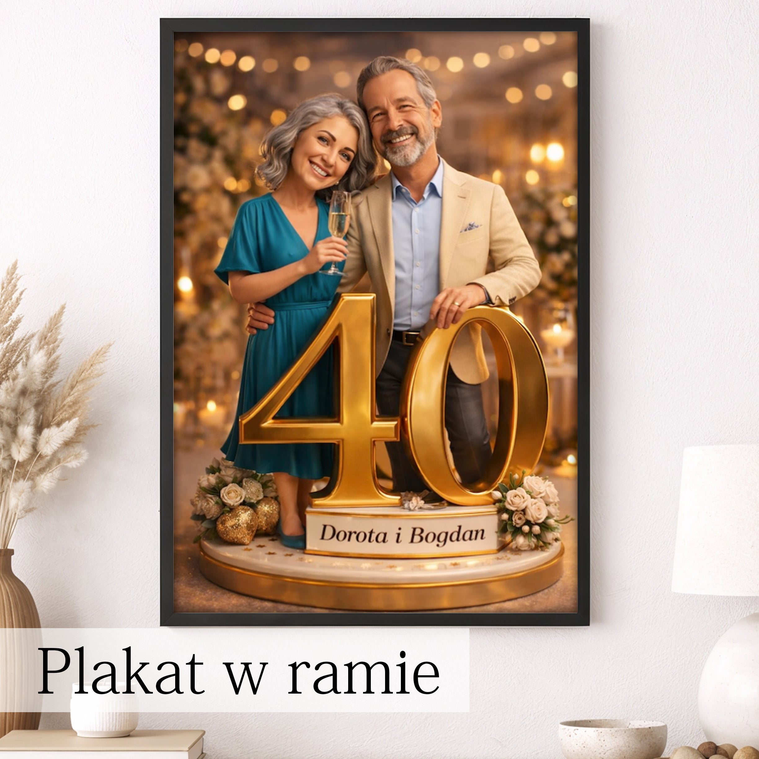prezent który wywołuje łzy szczęścia karykatura rocznicowa