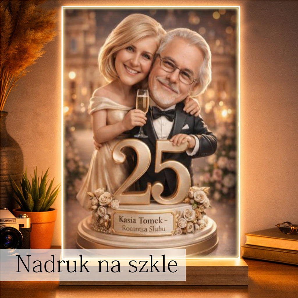 najpiękniejszy prezent na rocznicę ślubu personalizowany obraz