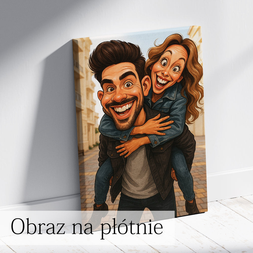 Karykatura ze zdjęcia - Prezent dla Niego dla Niej