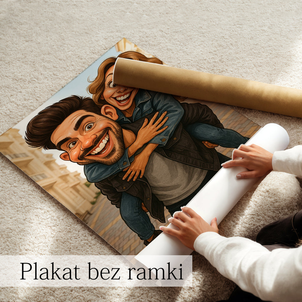 Karykatura ze zdjęcia - Prezent dla Niego dla Niej