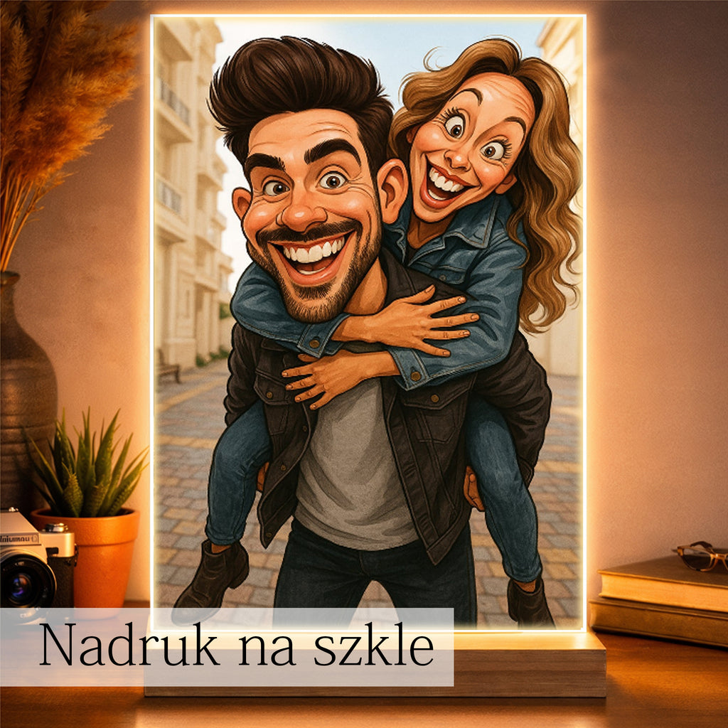 Karykatura ze zdjęcia - Prezent dla Niego dla Niej