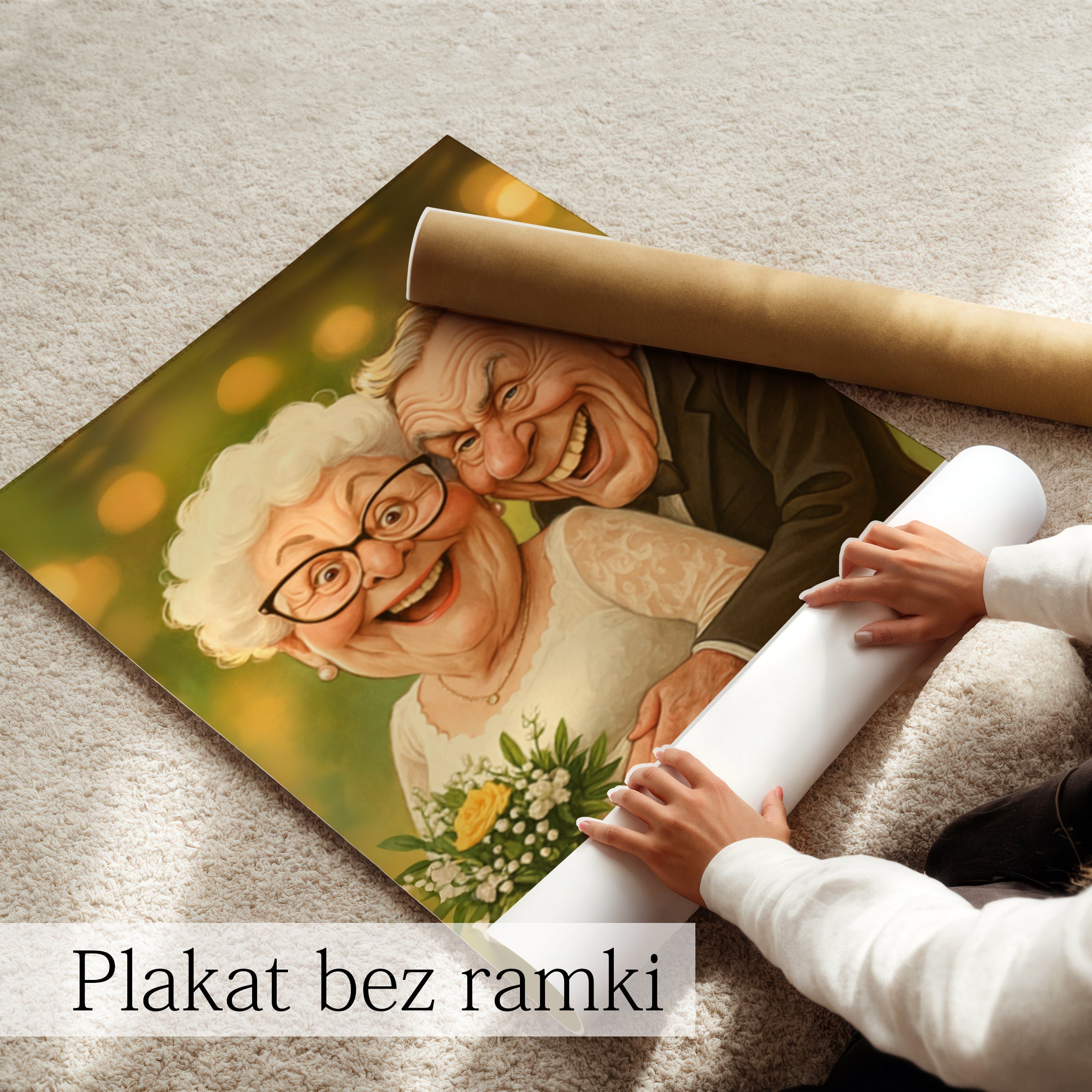 kreatywny prezent ze zdjęcia karykatura wykonana na zamówienie