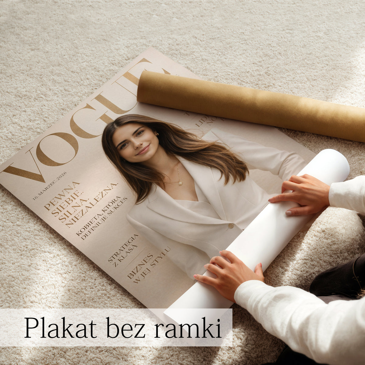 obraz ze zdjęcia kobieta elegancki prezent urodzinowy