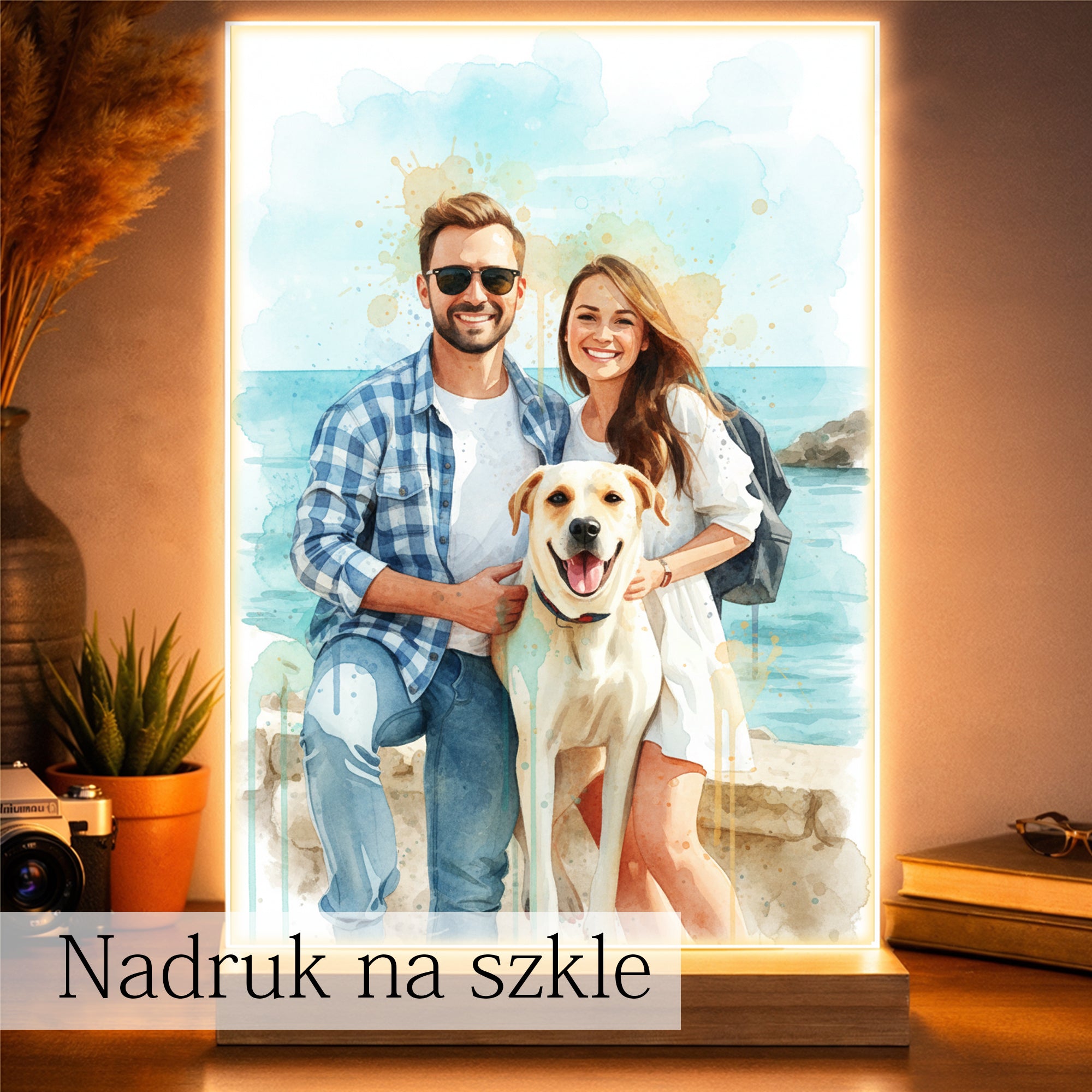 obraz ze zdjęcia akwarela subtelna i artystyczna dekoracja