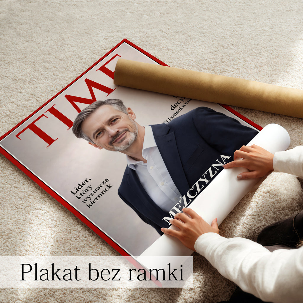 unikalny prezent dla faceta ze zdjęcia plakat