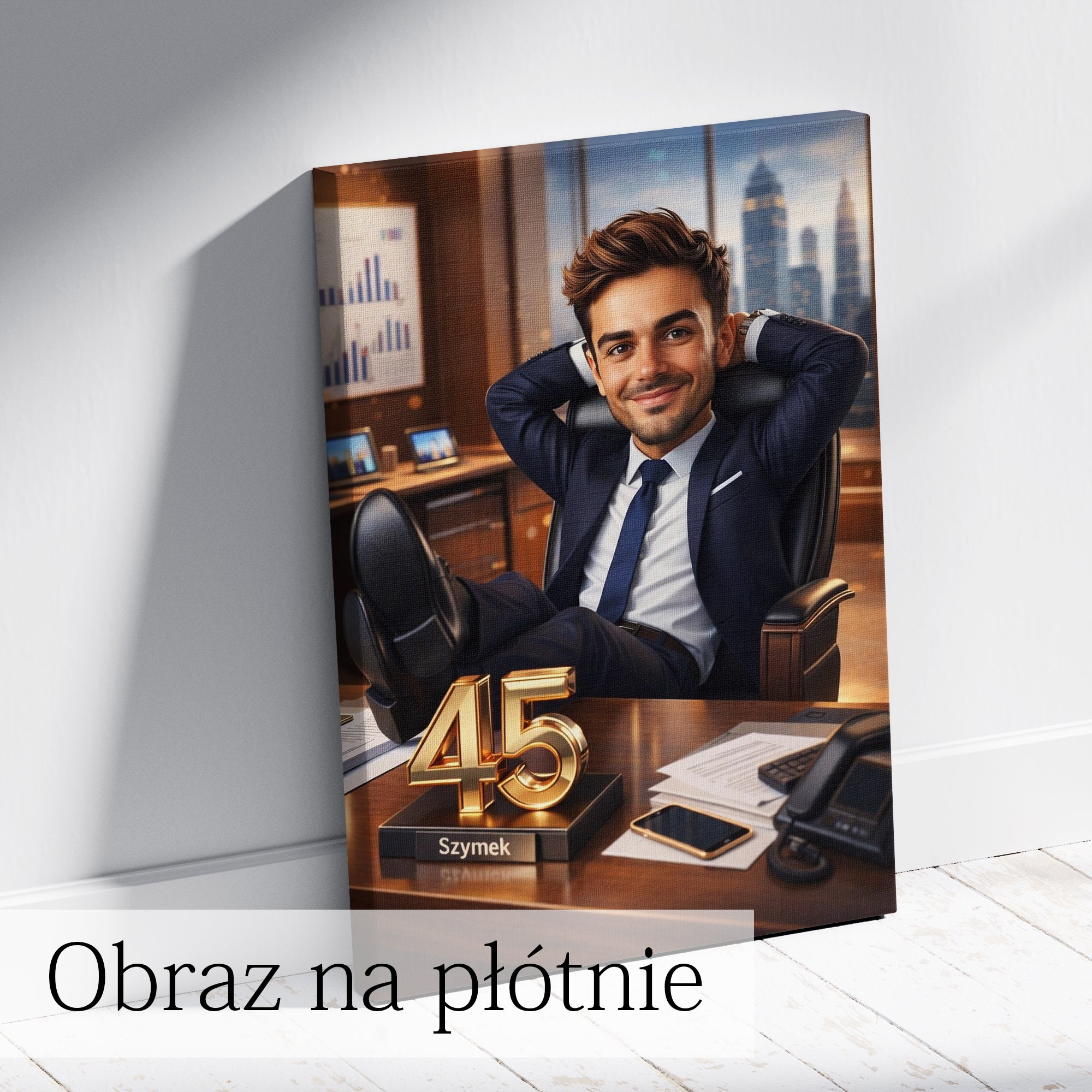 idealny prezent dla szefa z poczuciem humoru karykatura