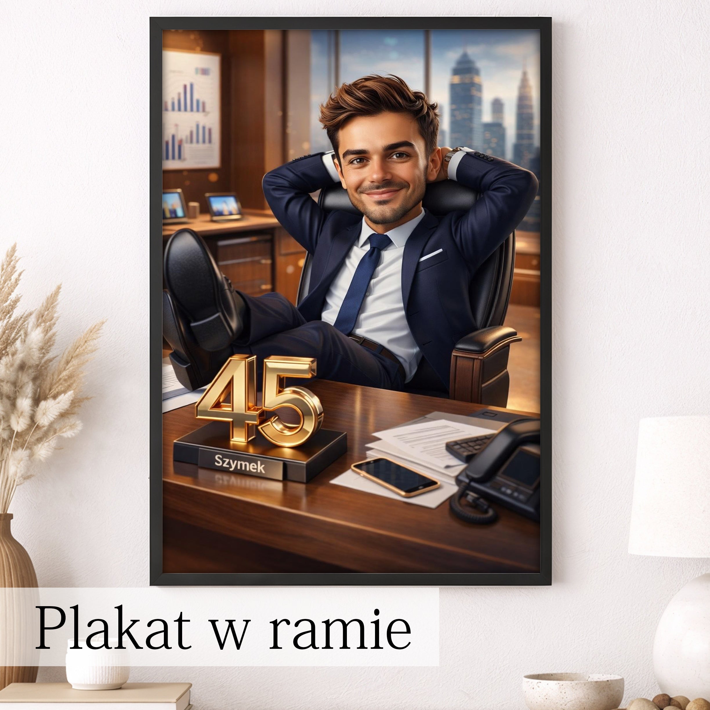 nie uwierzysz jak wygląda szef w tej wersji karykatura ze zdjęcia