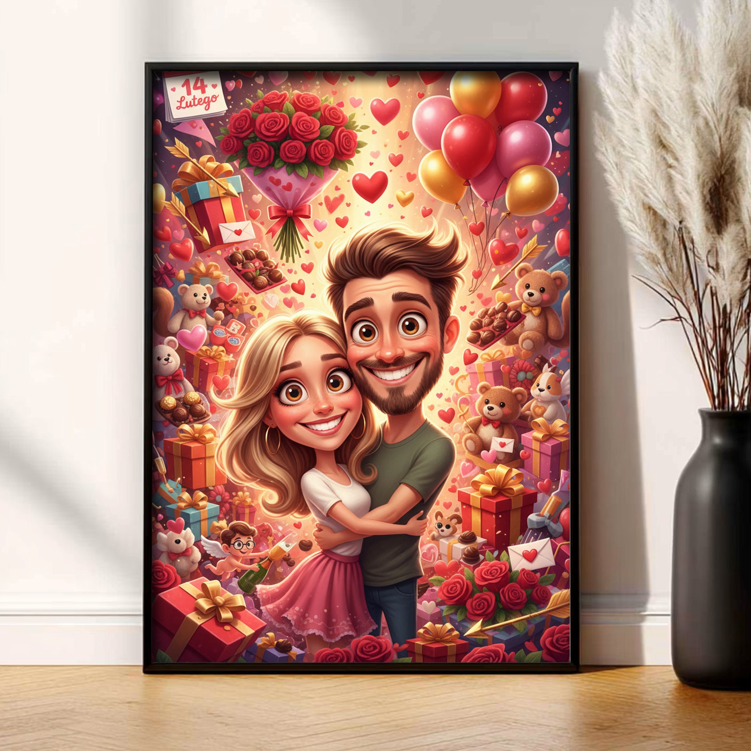 Obraz ze zdjęcia - Prezent dla pary na rocznicę.