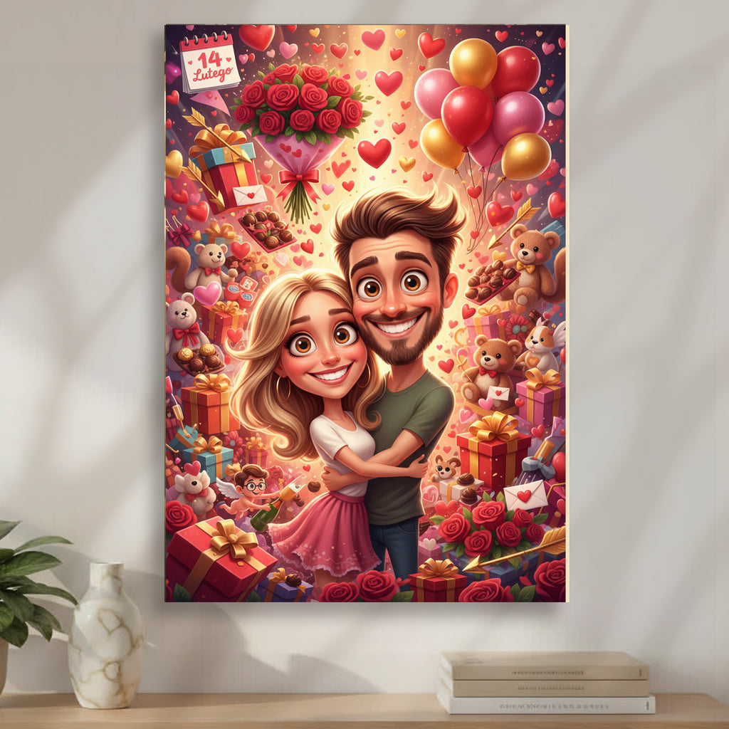 Obraz ze zdjęcia - Prezent dla pary na rocznicę.