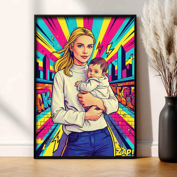 Portret w stylu Pop-Art - z Twojego zdjęcia personalizowany na prezent