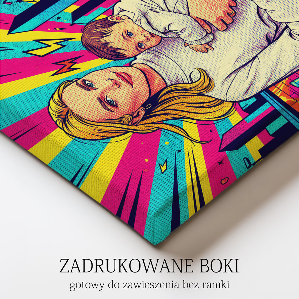Portret w stylu Pop-Art - z Twojego zdjęcia personalizowany na prezent