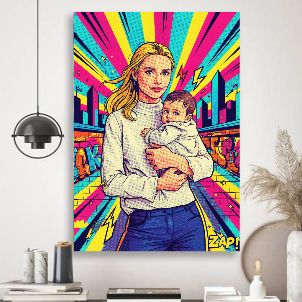 Portret w stylu Pop-Art - z Twojego zdjęcia personalizowany na prezent