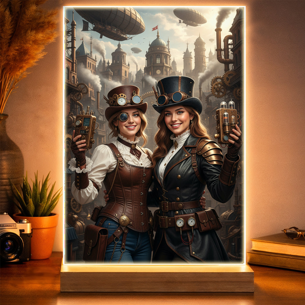 Obraz w stylu Steampunk - personalizowany z Twojego zdjęcia na prezent