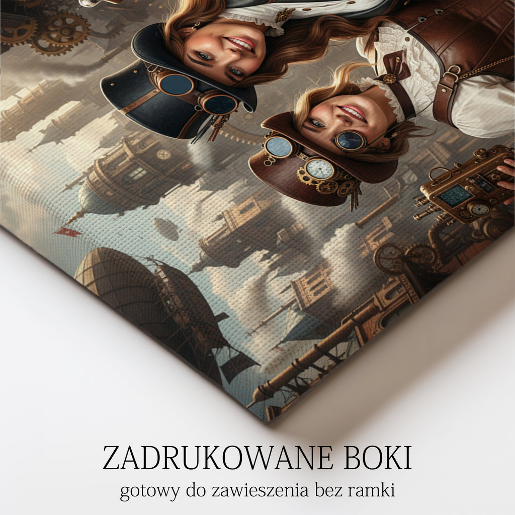 Obraz w stylu Steampunk - personalizowany z Twojego zdjęcia na prezent