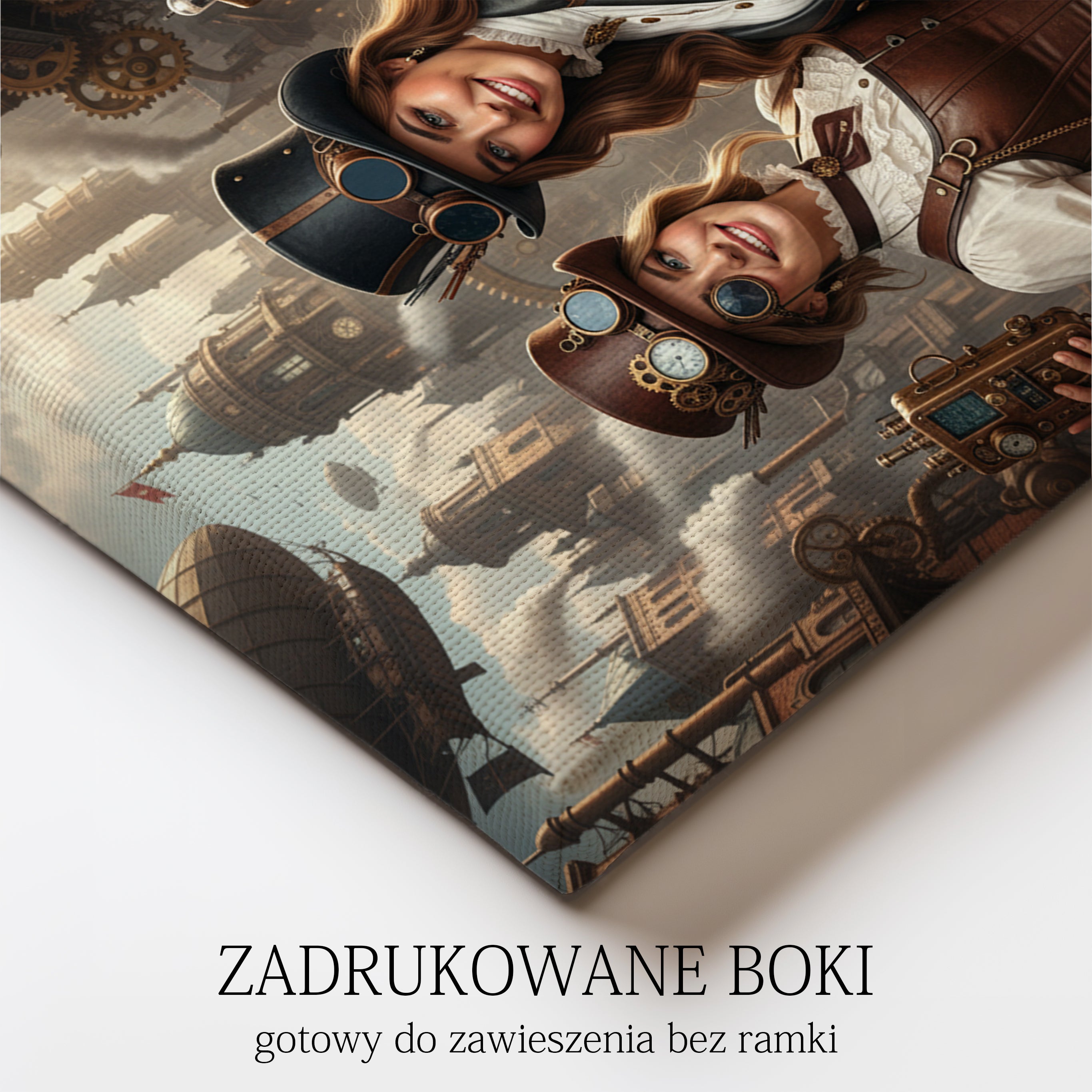 Obraz w stylu Steampunk - personalizowany z Twojego zdjęcia na prezent