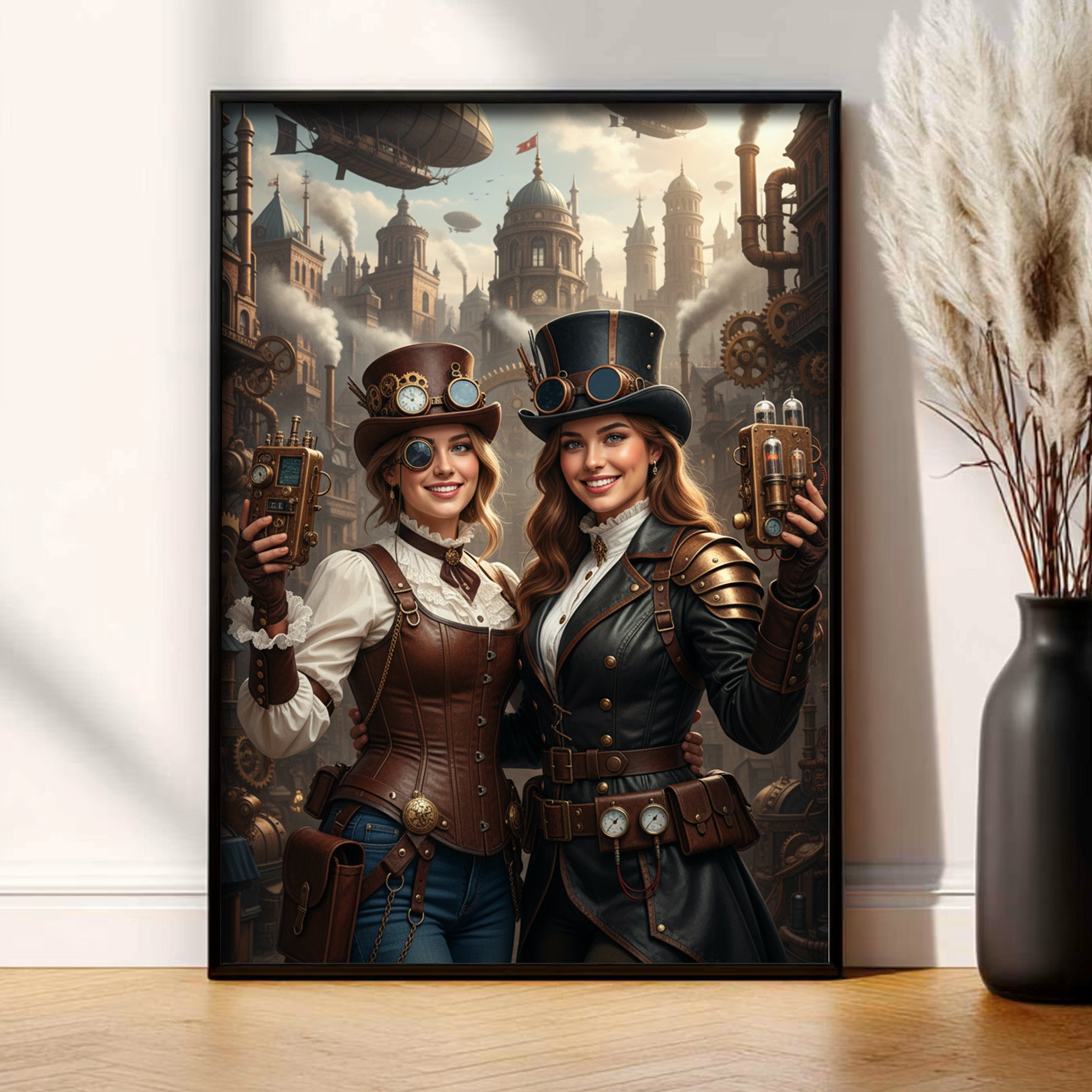Obraz w stylu Steampunk - personalizowany z Twojego zdjęcia na prezent