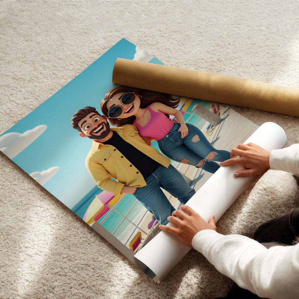 Personalizowany obraz 3D Cartoonizacja – obraz z Twojego zdjęcia