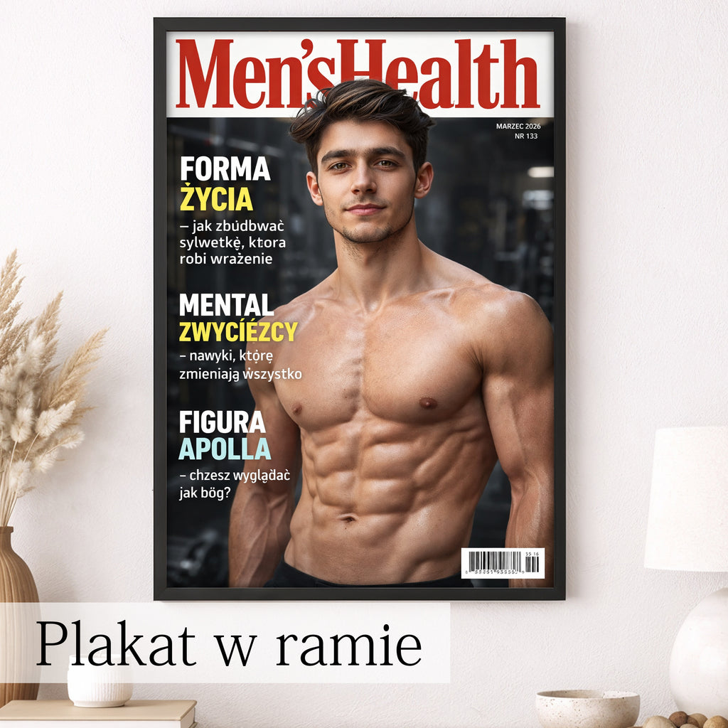 prezent dla chłopaka plakat ze zdjęcia men’s health