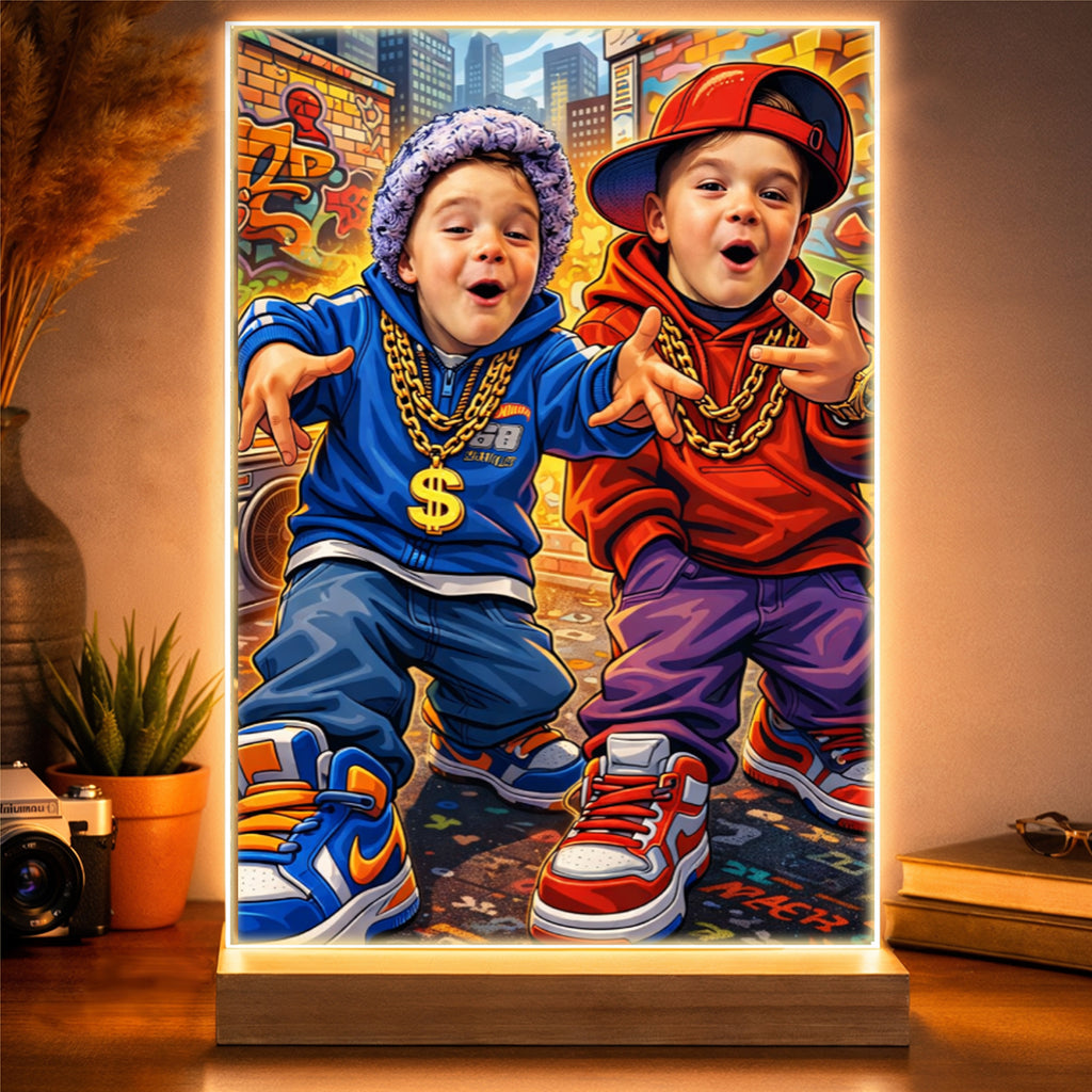 obraz dziecka w stylu hip hop wyjątkowy prezent pełen energii
