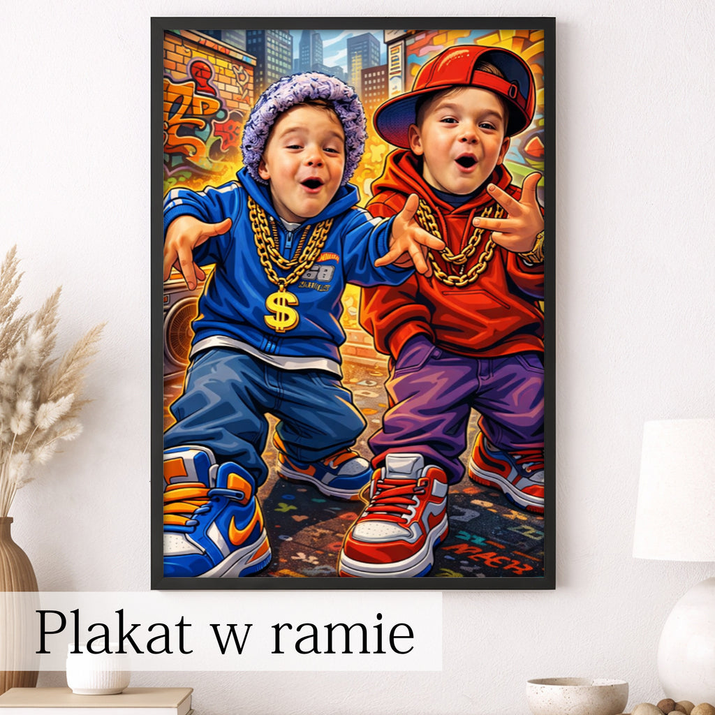 obraz hip hop dla dziecka kreatywna dekoracja pokoju