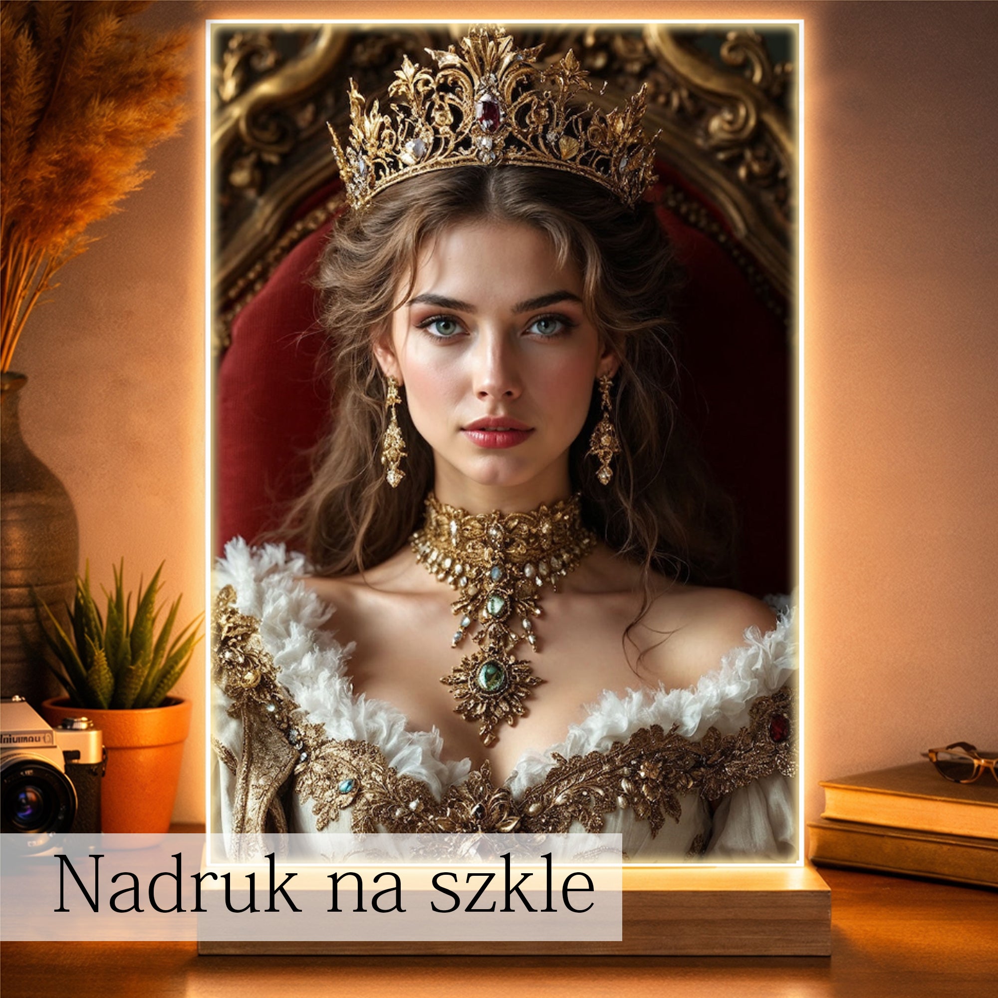 prezent dla niej portret królowej ze zdjęcia efekt wow