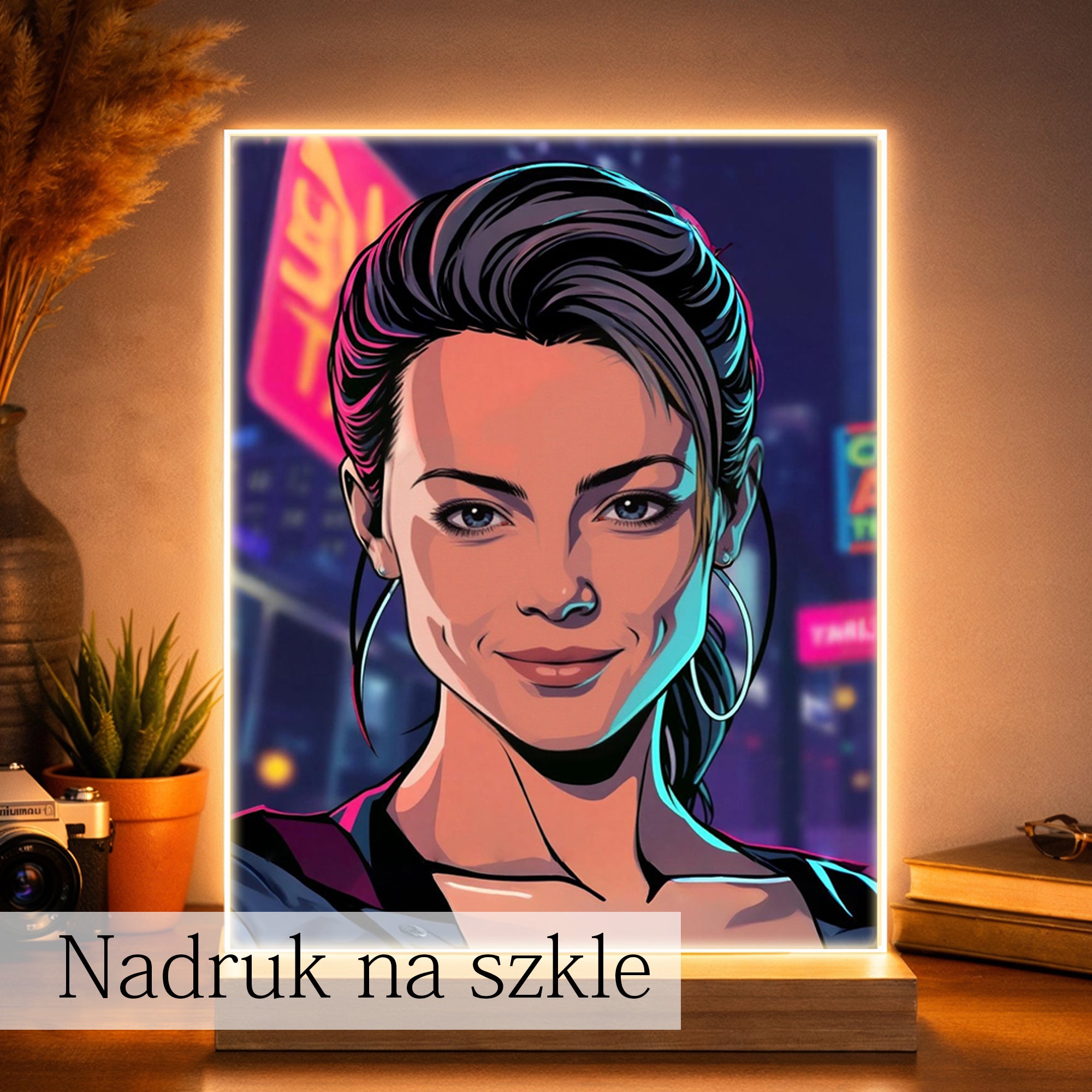 obraz ze zdjęcia neon lights intensywne kolory i światło
