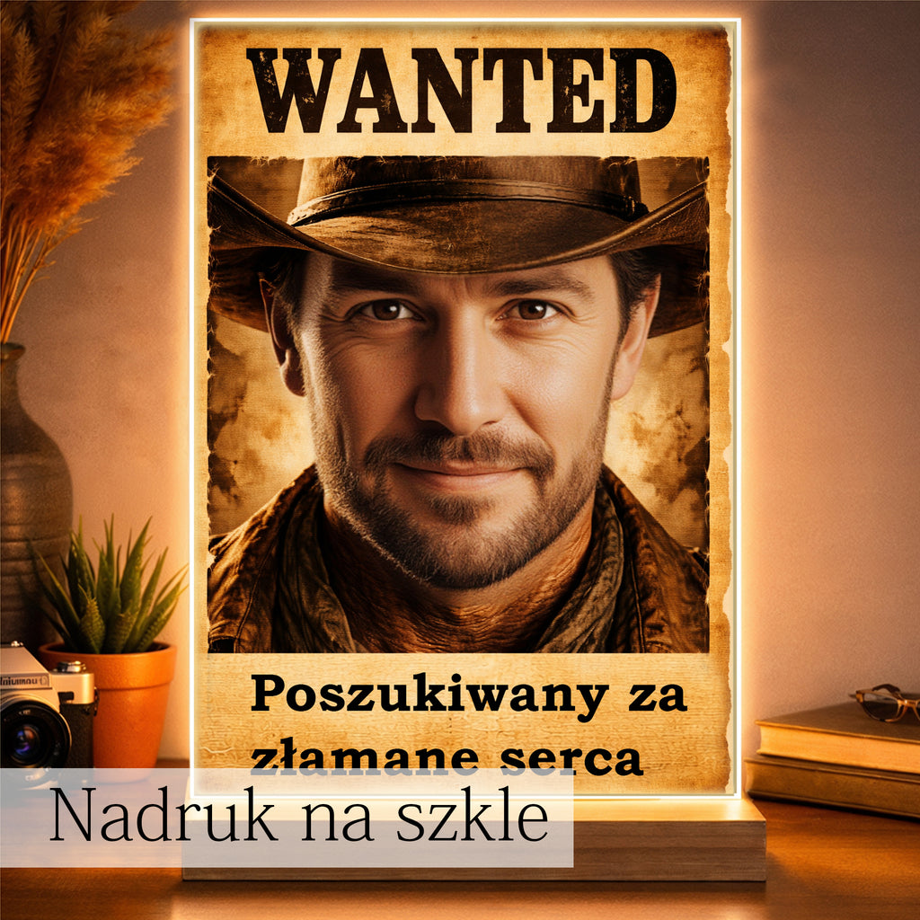 obraz wanted ze zdjęcia dziki zachód wyjątkowy prezent dla faceta