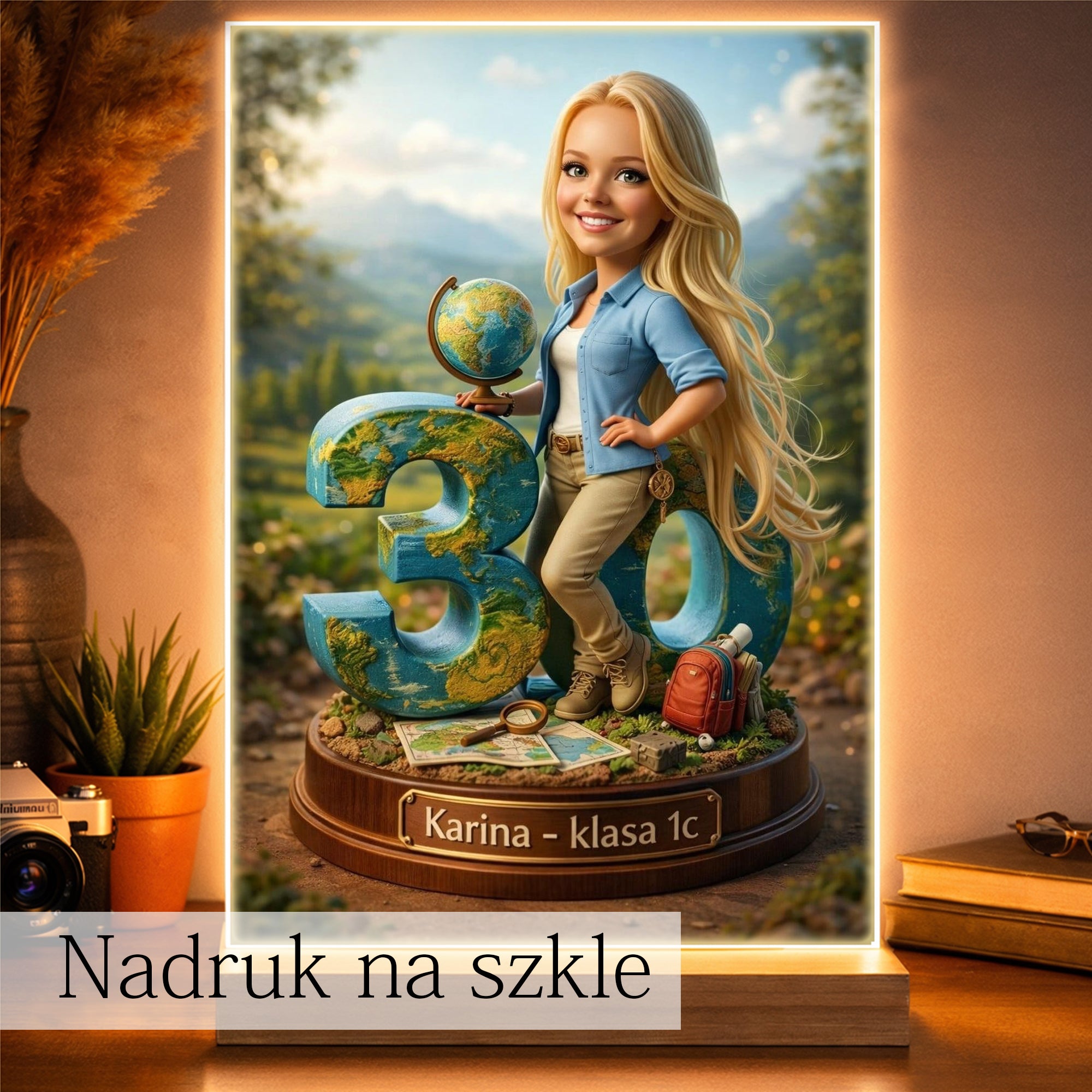 portret ze zdjęcia dla nauczycielki prezent podziękowanie