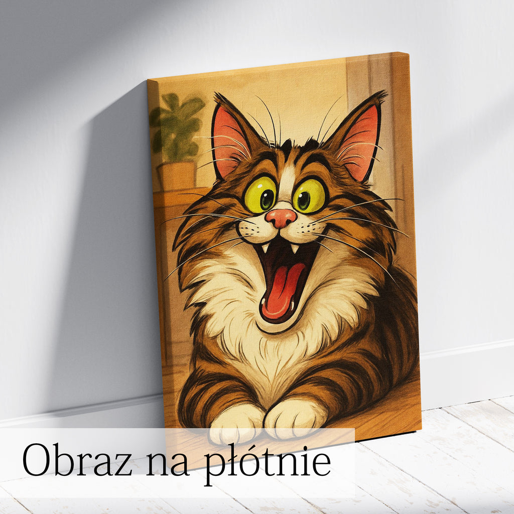 karykatura kota prezent dla miłośnika kotów