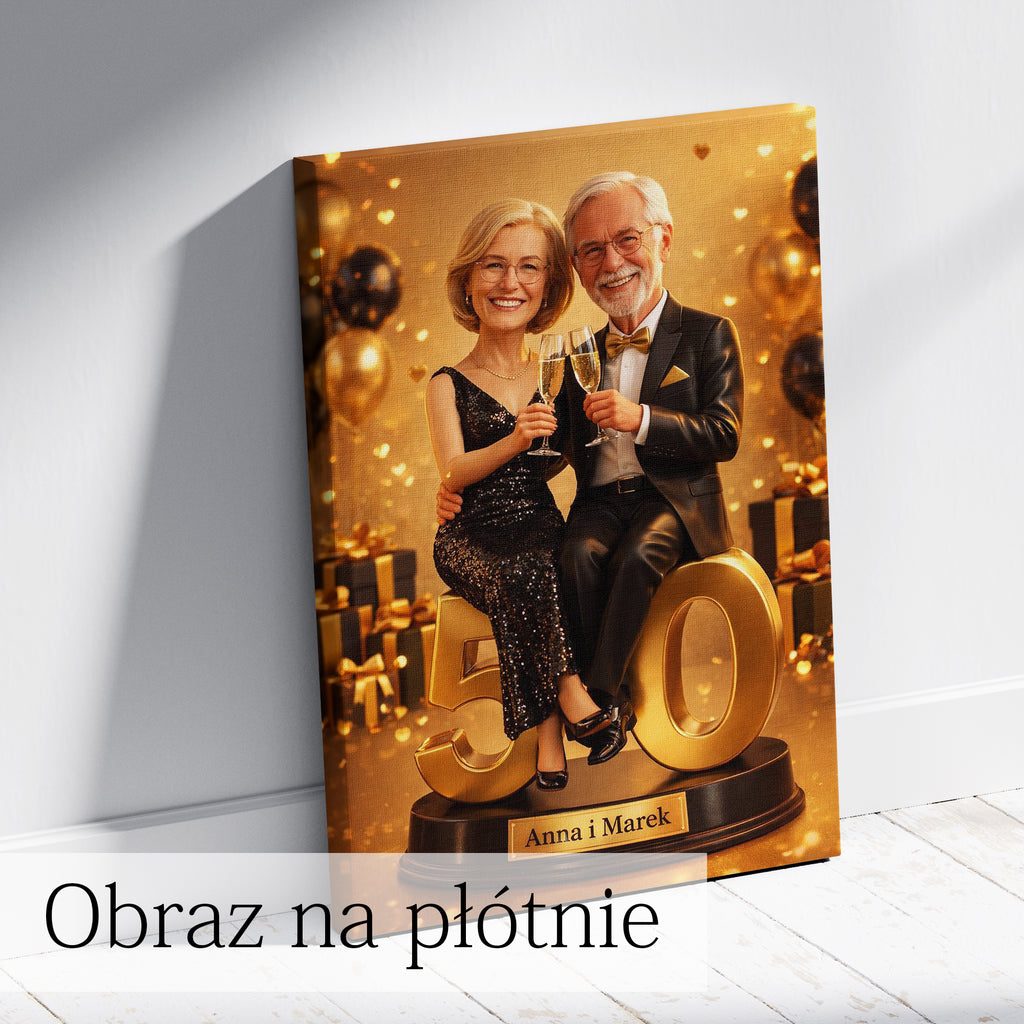 personalizowany portret pary prezent który wywołuje emocje