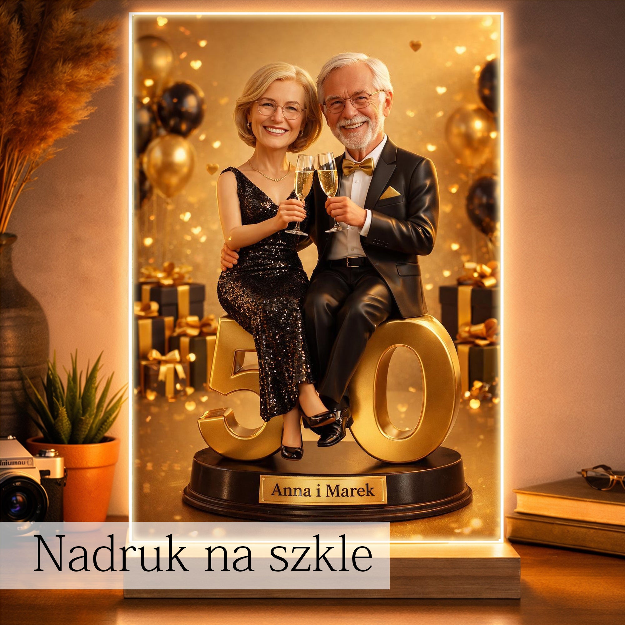 personalizowany obraz dla pary wyjątkowa pamiątka miłości