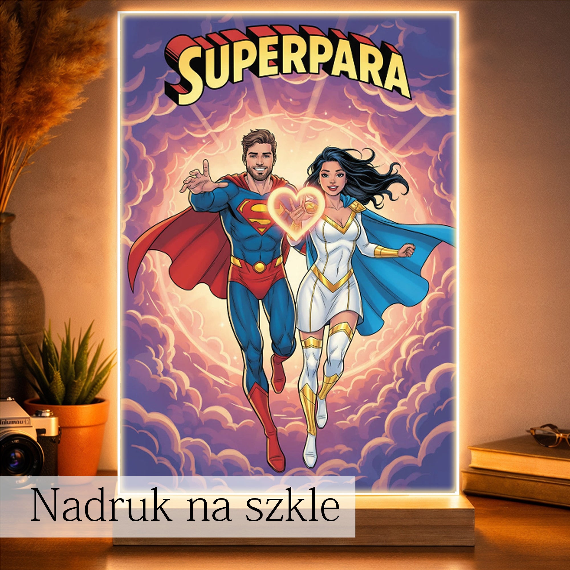 romantyczny obraz ze zdjęcia dla niej i dla niego na rocznicę