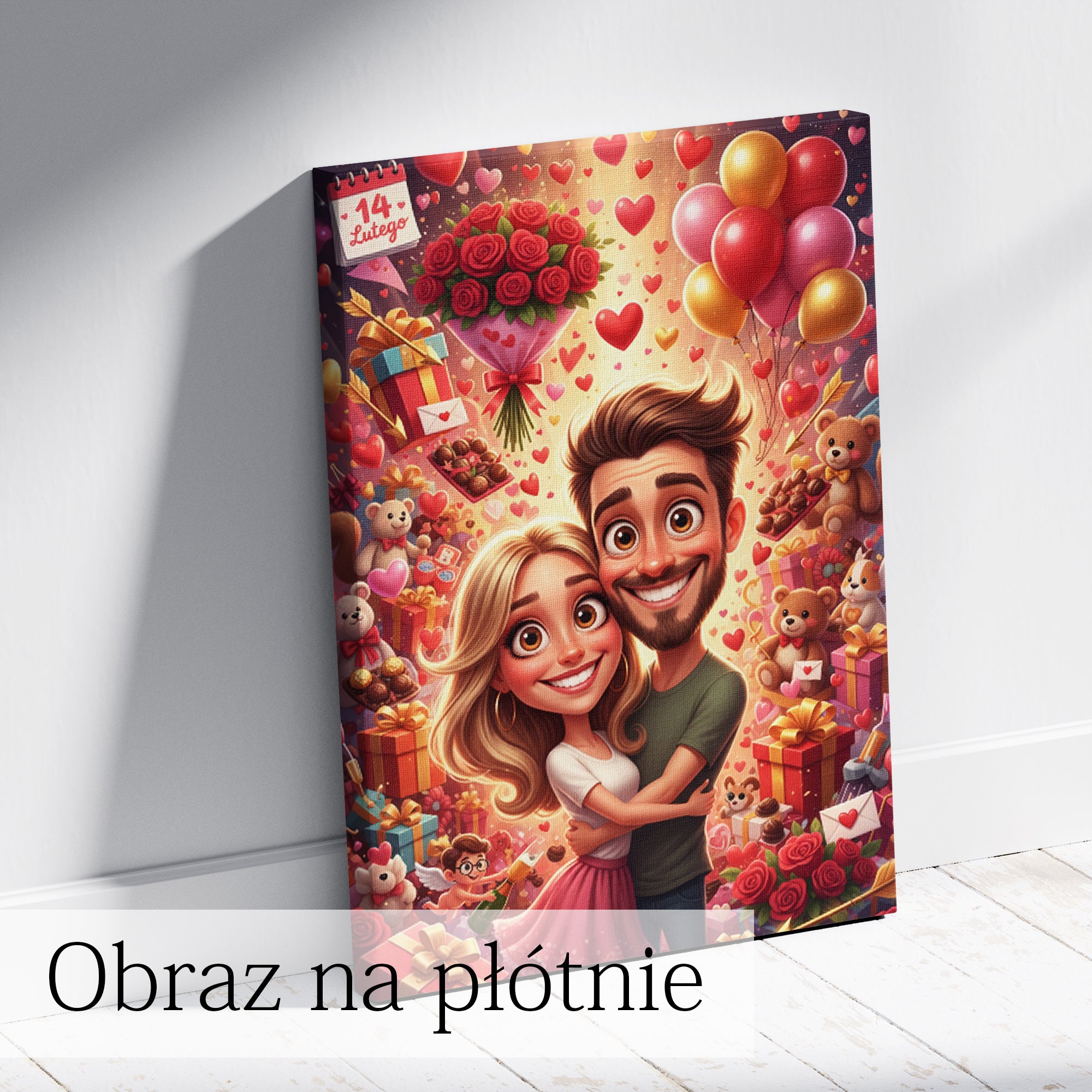 obraz pary ze zdjęcia pamiątka miłości na całe życie