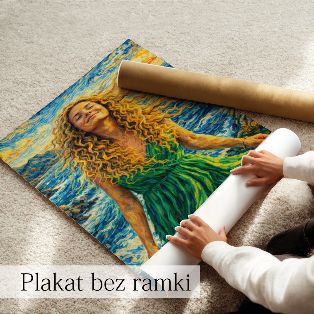 obraz na płótnie ze zdjęcia styl malarski van gogh pełen emocji
