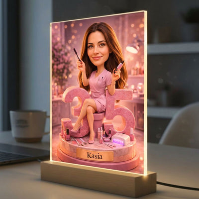 portret ze zdjęcia szefowa salonu manicure prezent na urodziny