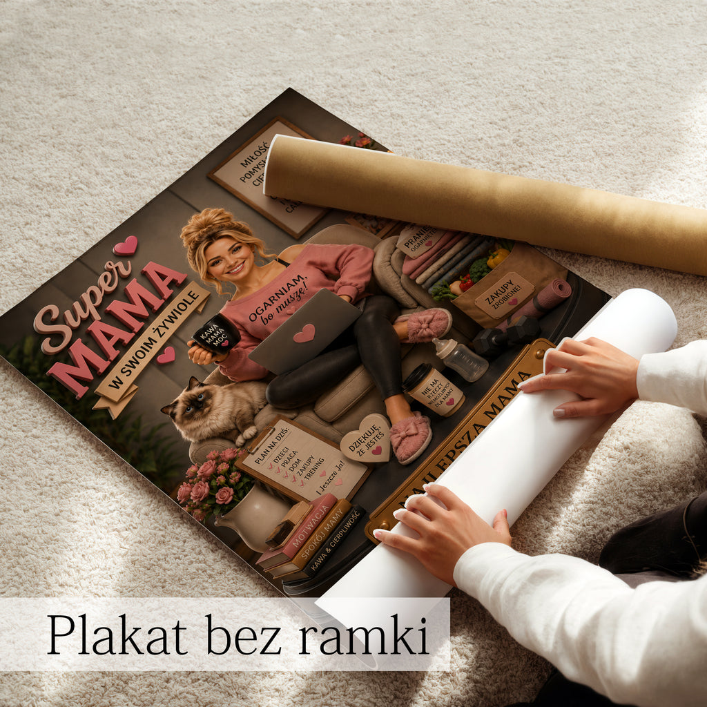 Stylowy obraz dla mamy do salonu