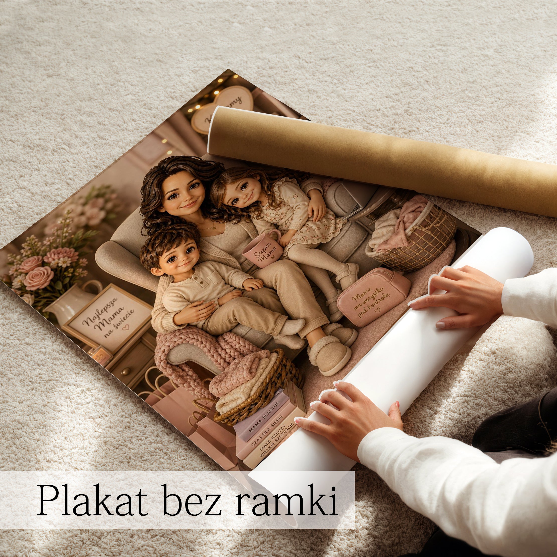 Elegancki fotoobraz dla mamy ze wspólnego zdjęcia