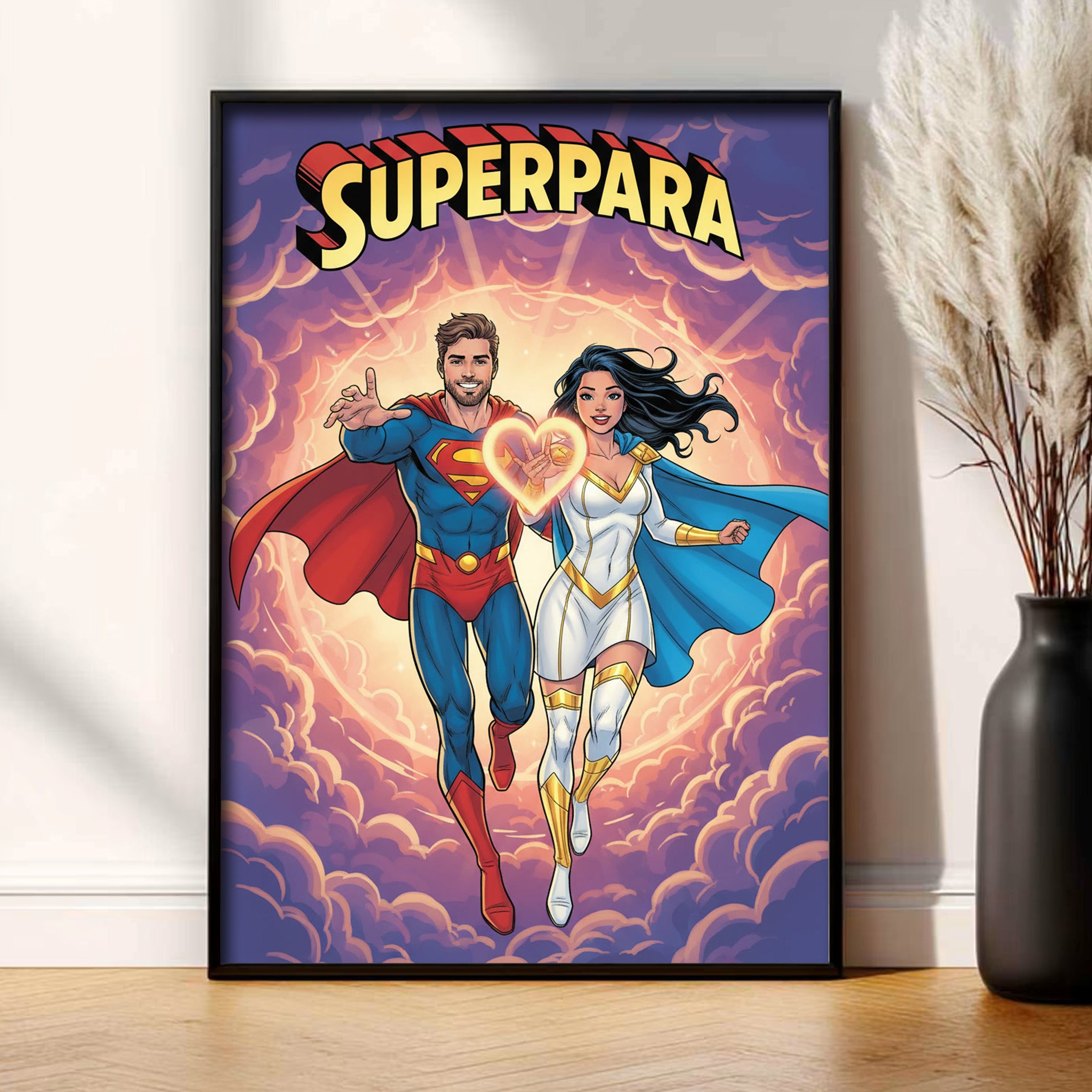 Portret ze zdjęcia - Personalizowany prezent dla pary na rocznicę