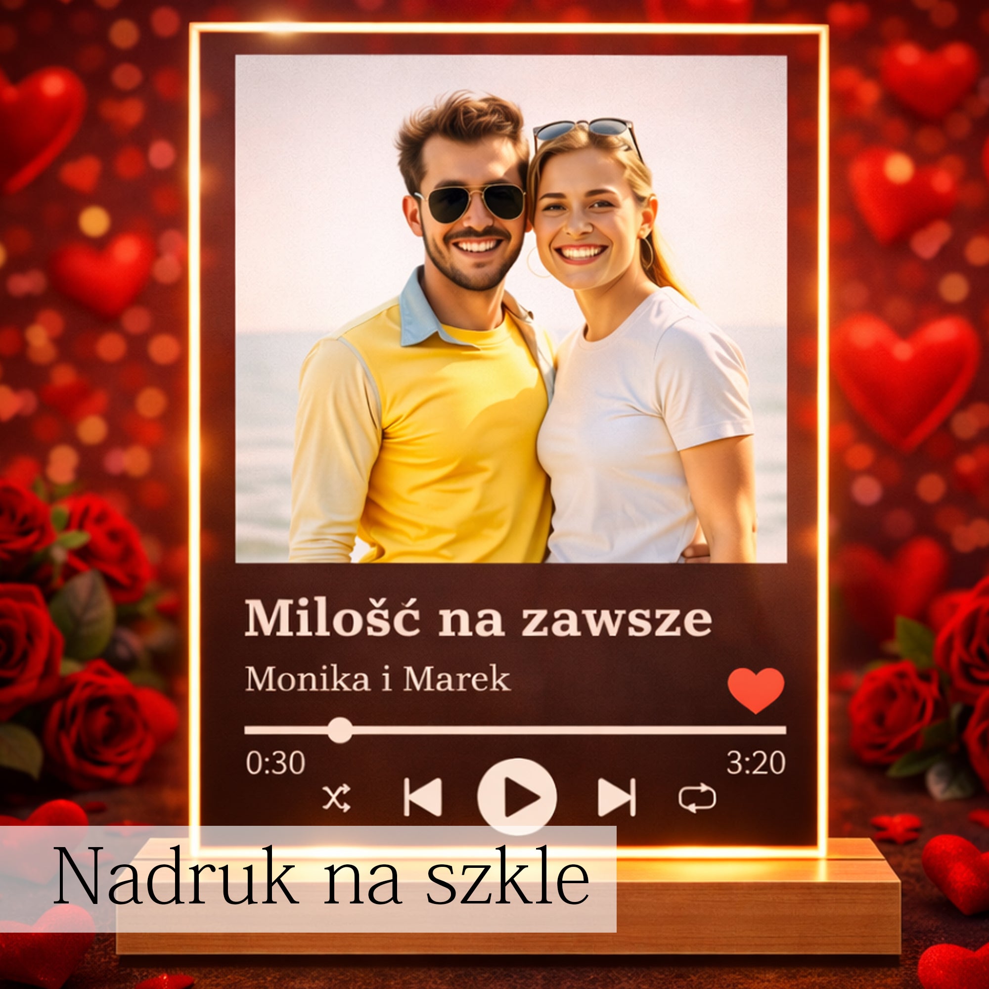 obraz spotify ze zdjęciem i kodem piosenki nowoczesny prezent
