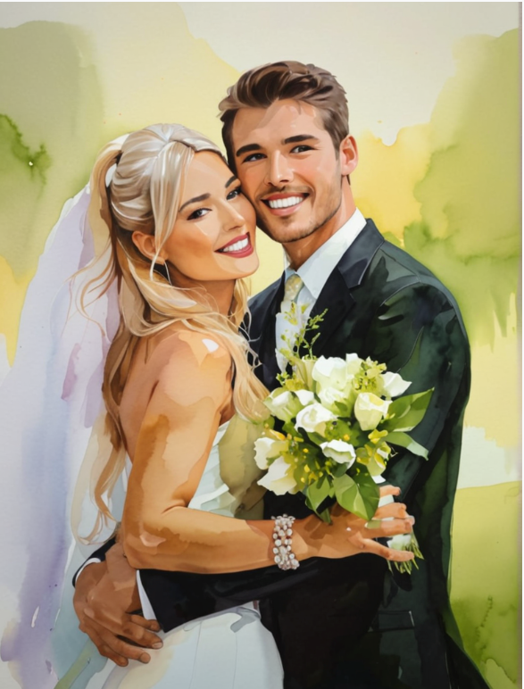 Obraz ze zdjęcia Akwarela. Prezent dla niej dla Niego