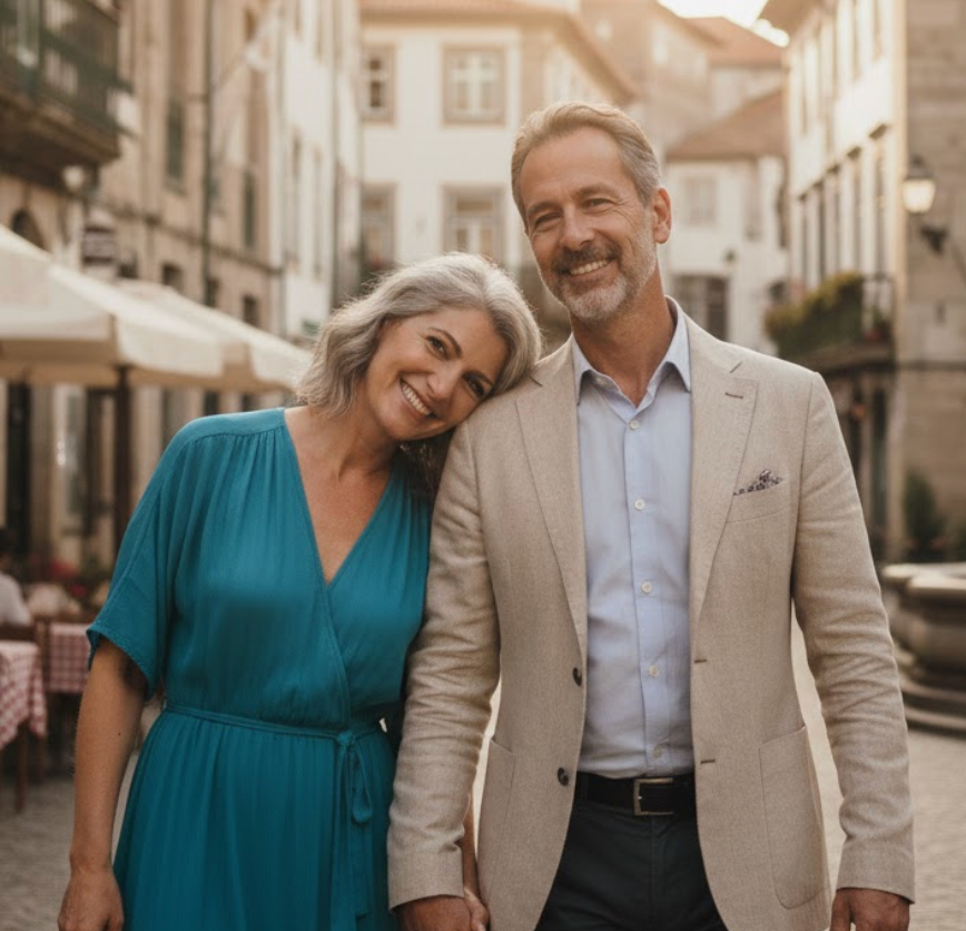 Obraz ze zdjęcia portret pary królewskiej. Prezent na rocznice