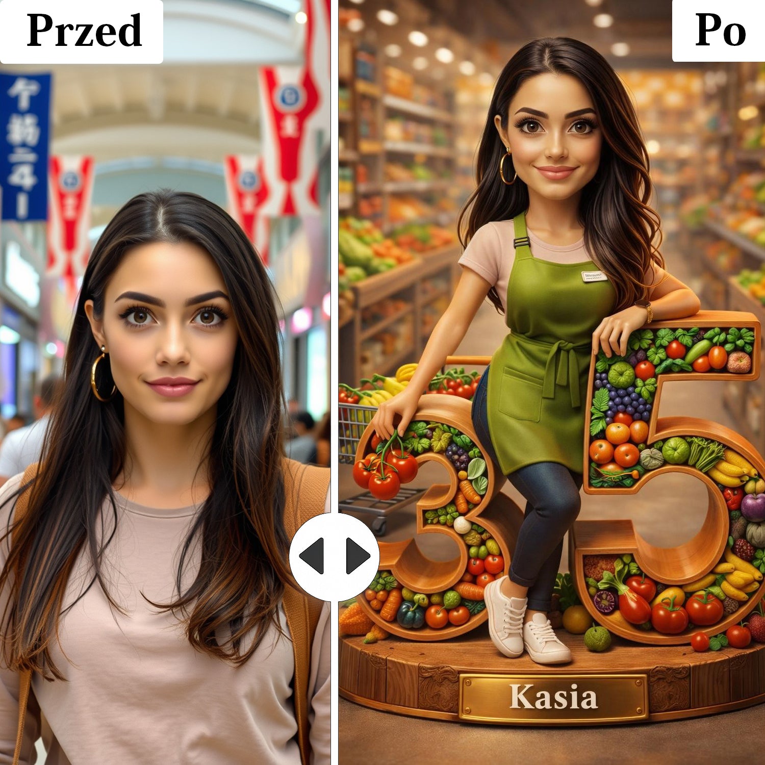 stylowy prezent dla kobiety sukcesu personalizowany portret