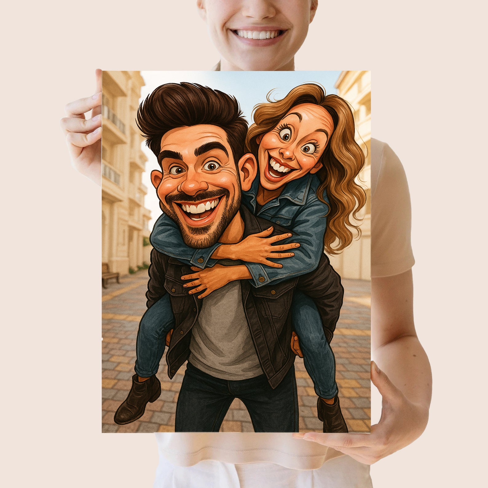 Karykatura ze zdjęcia - Prezent dla Niego dla Niej