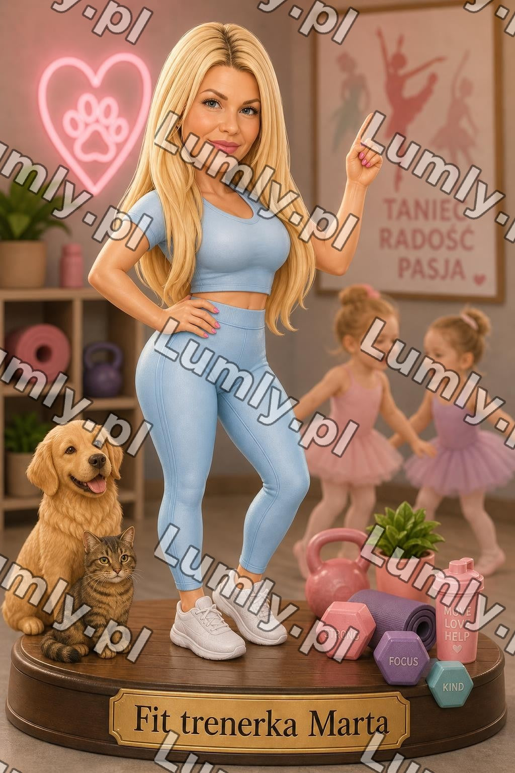 AI caricature-new for FitnessGir - 37489469