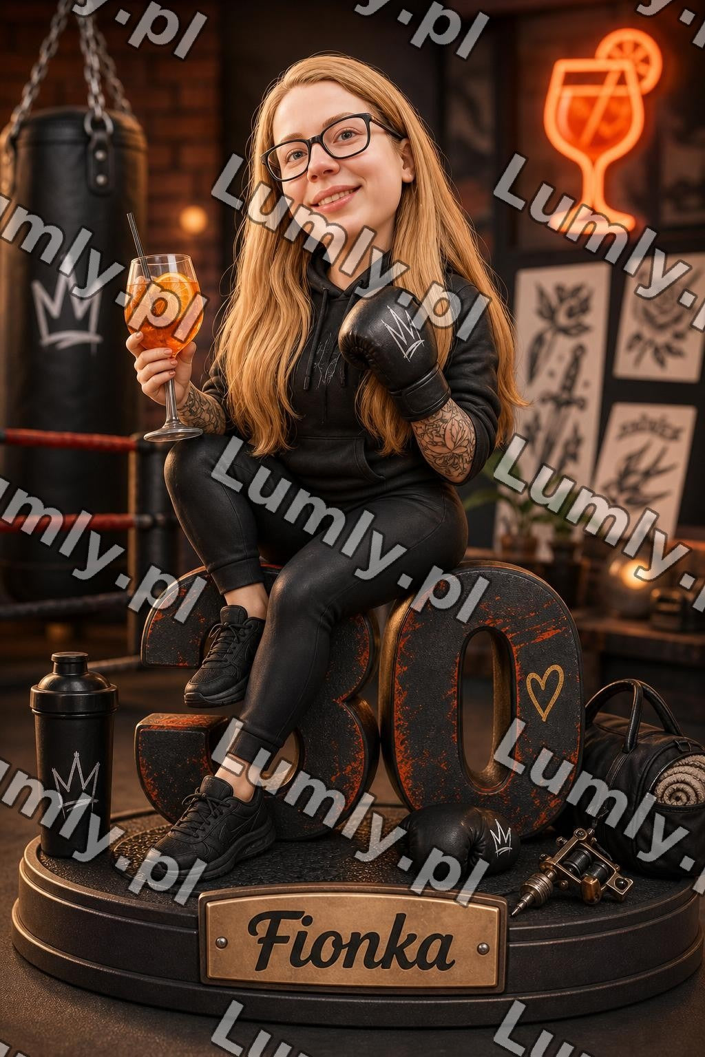 AI caricature-new for FitnessGir - 58397531